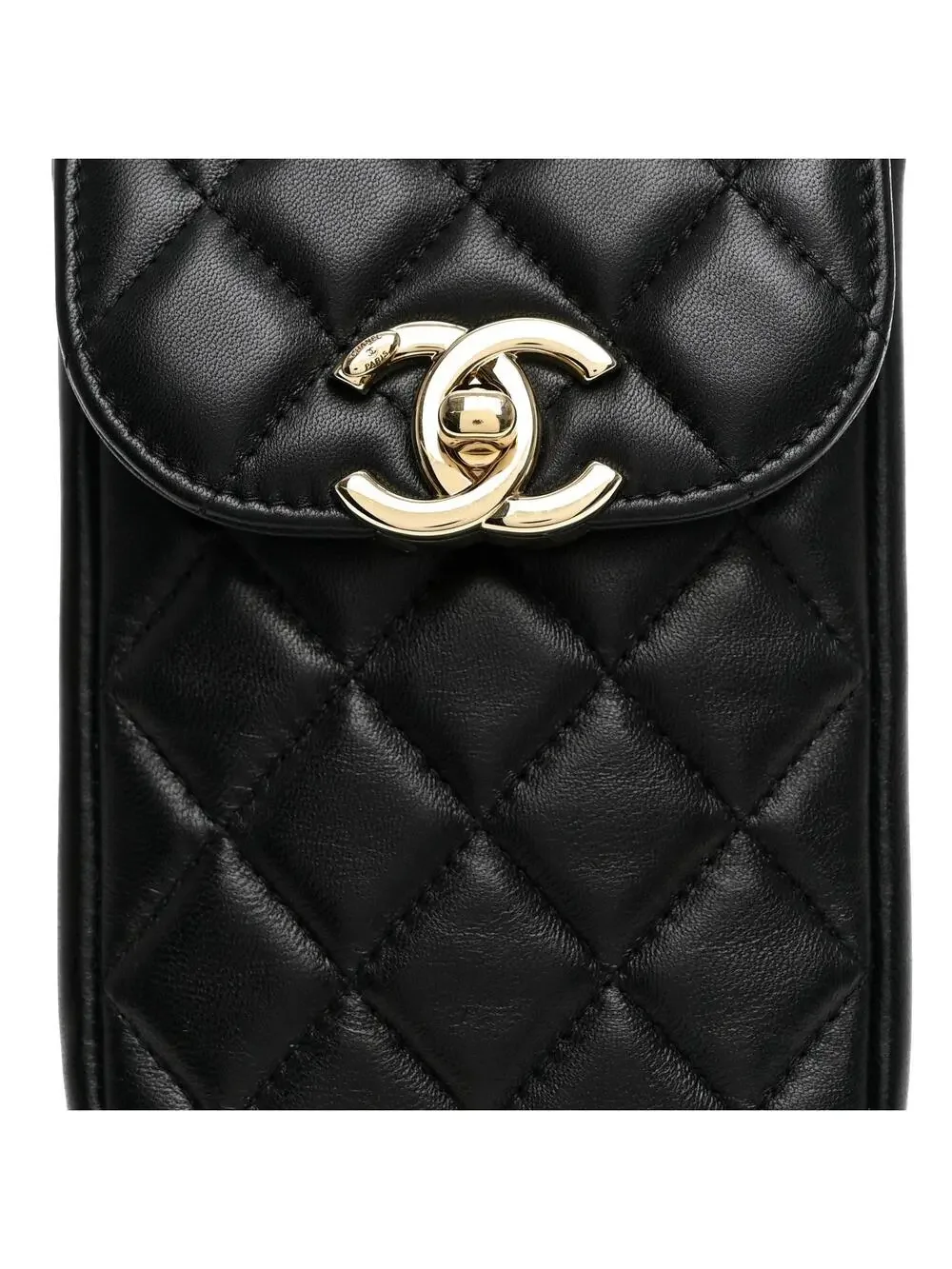 Chanel Lambskin Quilted Phone Chain #324382C13B